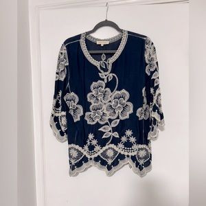 Embroidered Top by Solitaire